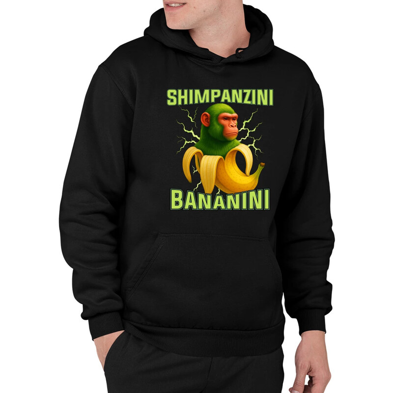 E-shop Garibald Shimpanzini bananini - Italian Brainrot - pánska mikina