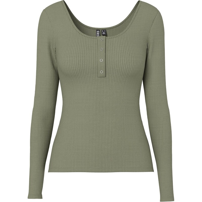 PIECES Tričko PCKitte olivová 15593578