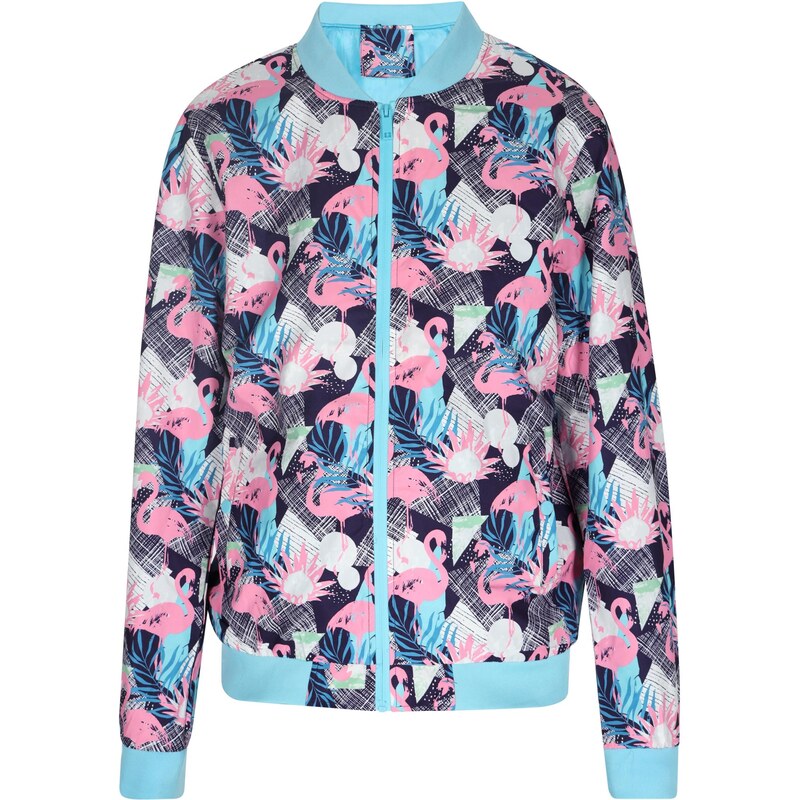 OCY Prechodná bunda krémová / nebesky modrá / ružová 65792283