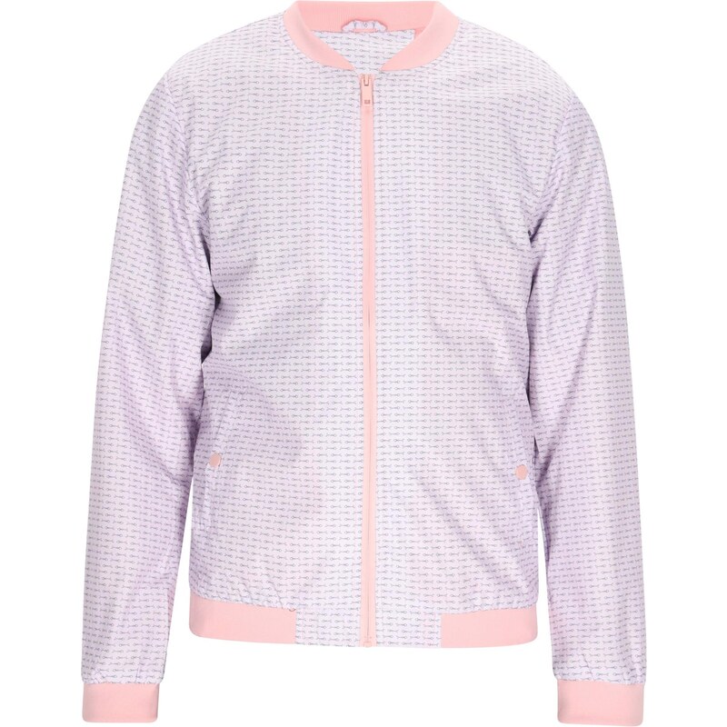 COSIMON Prechodná bunda pastelovo fialová / svetloružová / čierna 65792410