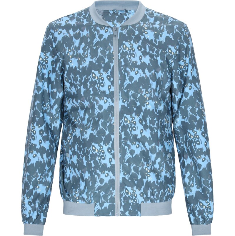 COSIMON Prechodná bunda zafírová / modrosivá / svetlomodrá / šedobiela 65792432