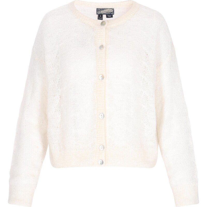 DreiMaster Vintage Kardigán Vintage biela ako vlna 65876168