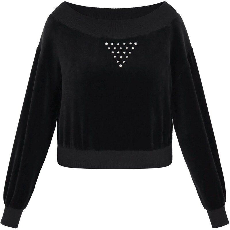 faina Mikina Fashion Look čierna / strieborná 65876594