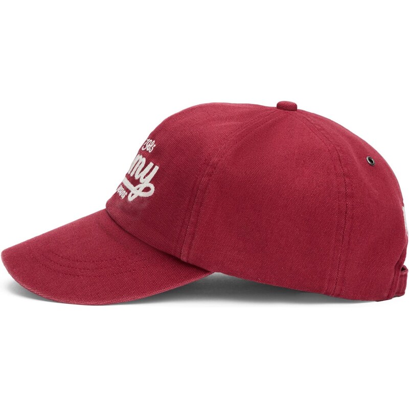 Tommy Jeans Čiapka ohnivo červená / biela 64019069