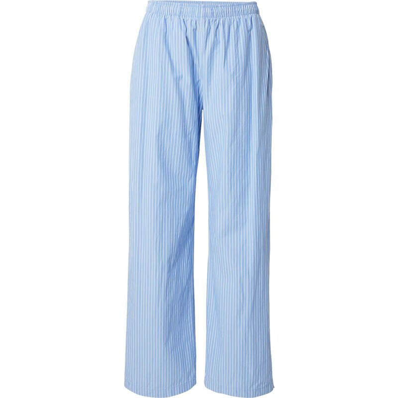 Abercrombie & Fitch Nohavice svetlomodrá / biela 64339454