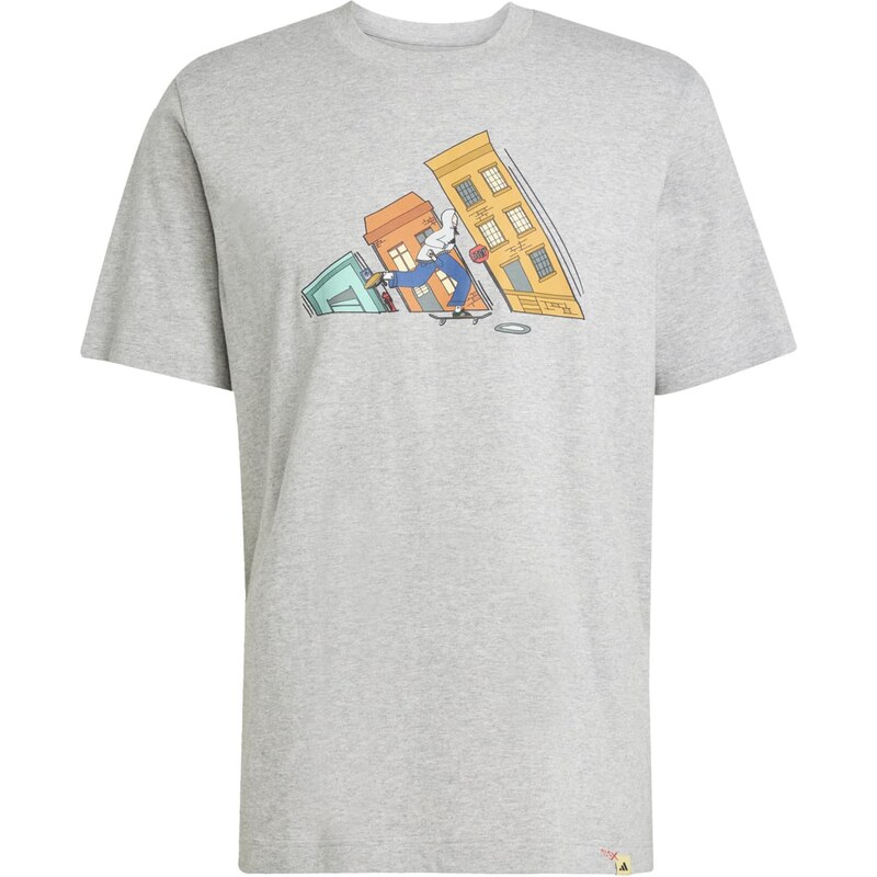 ADIDAS SPORTSWEAR Funkčné tričko SKATE modrá / žltá / sivá / oranžová 64019273