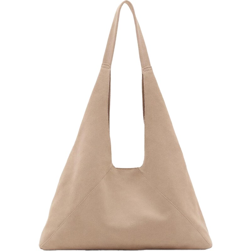 MANGO Kabelka na rameno béžová 64045565