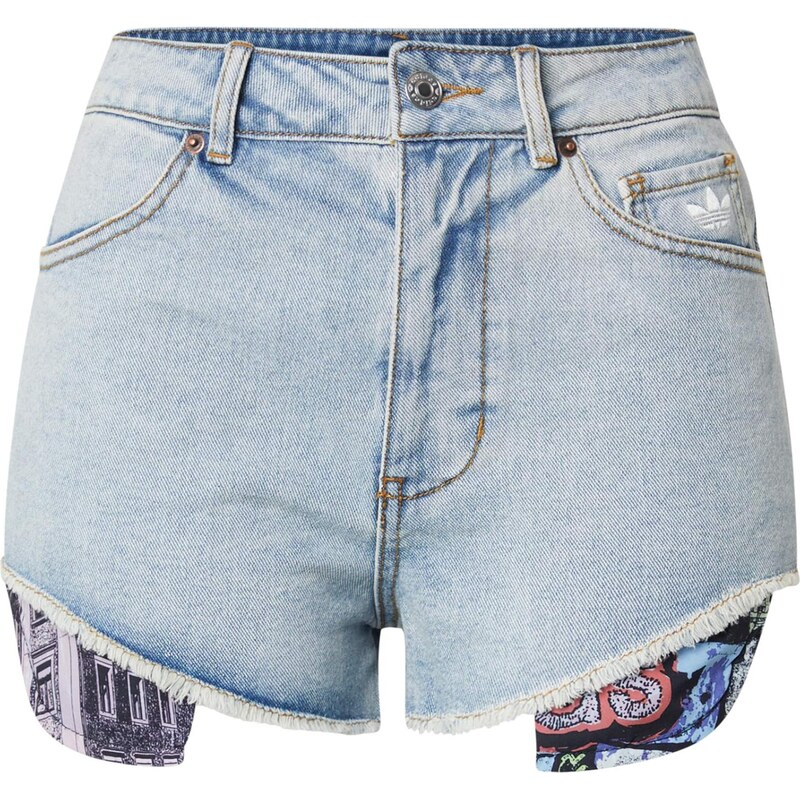 ADIDAS ORIGINALS Džínsy Adidas x Jeremy Scott modrá denim 64100210