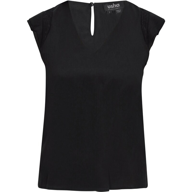 usha BLACK LABEL Blúzka Fashion Look čierna 64087447