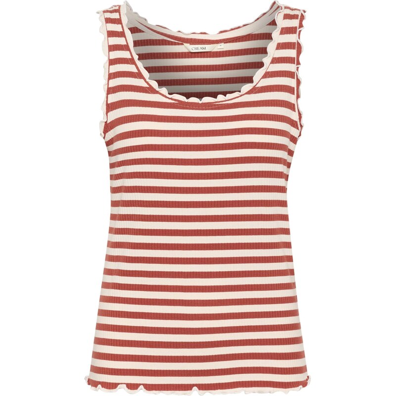 Cream Top Ribba béžová / červená 64017974