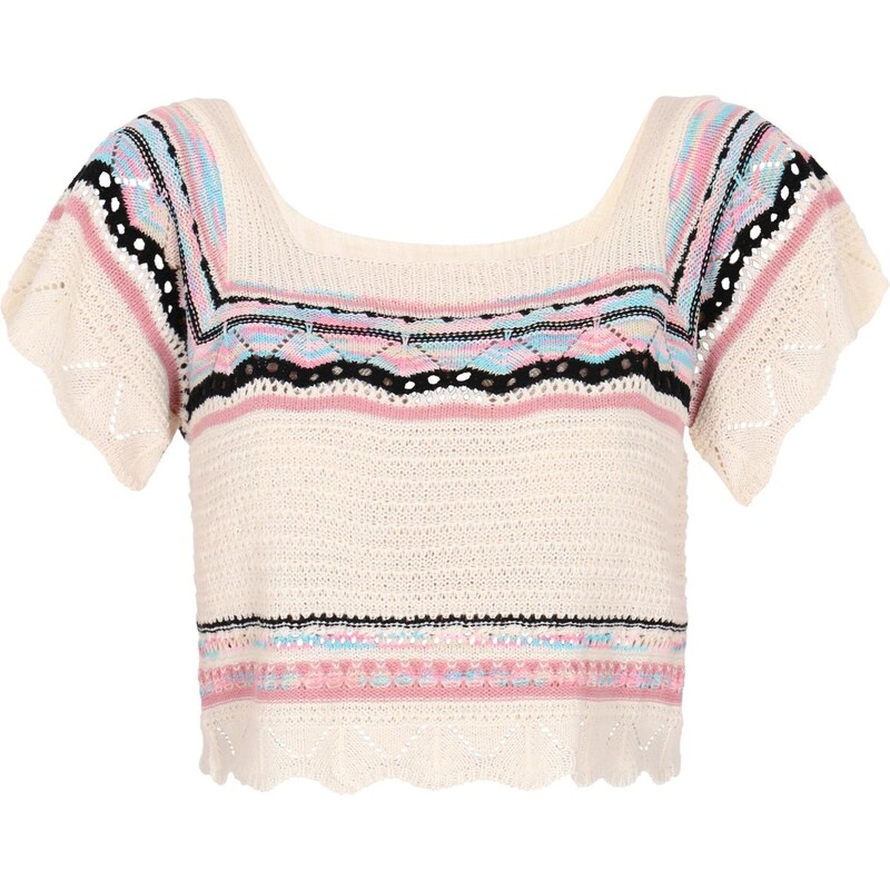 IZIA Sveter svetlomodrá / ružová / čierna / prírodná biela 65875069