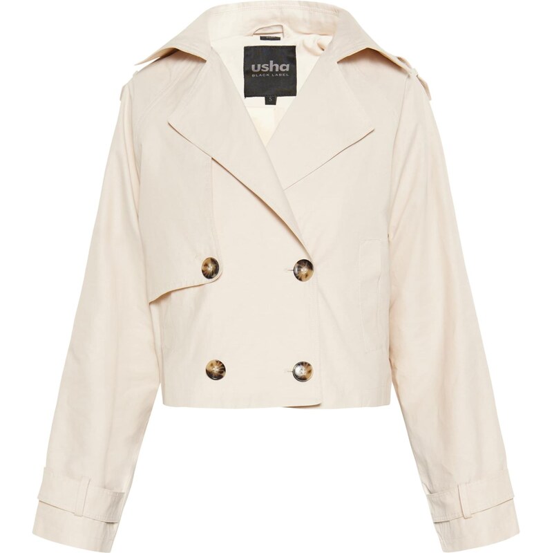 usha BLACK LABEL Prechodná bunda šedobiela 65876338