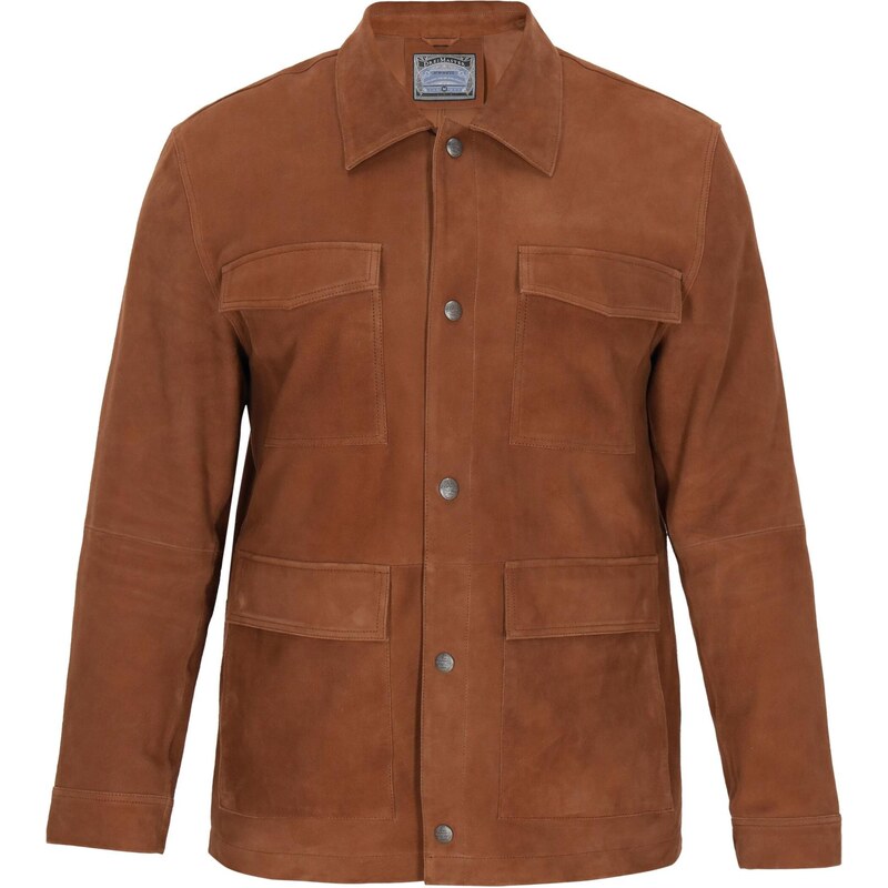 DreiMaster Vintage Prechodná bunda Classic Look koňaková 64284325