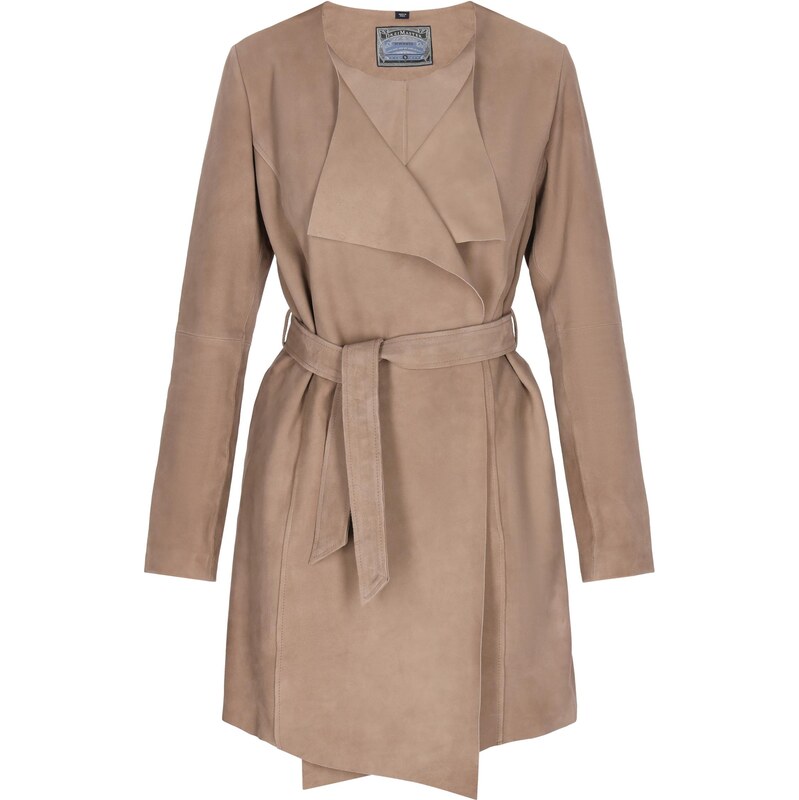 DreiMaster Vintage Prechodný kabát tmavobéžová 64882482