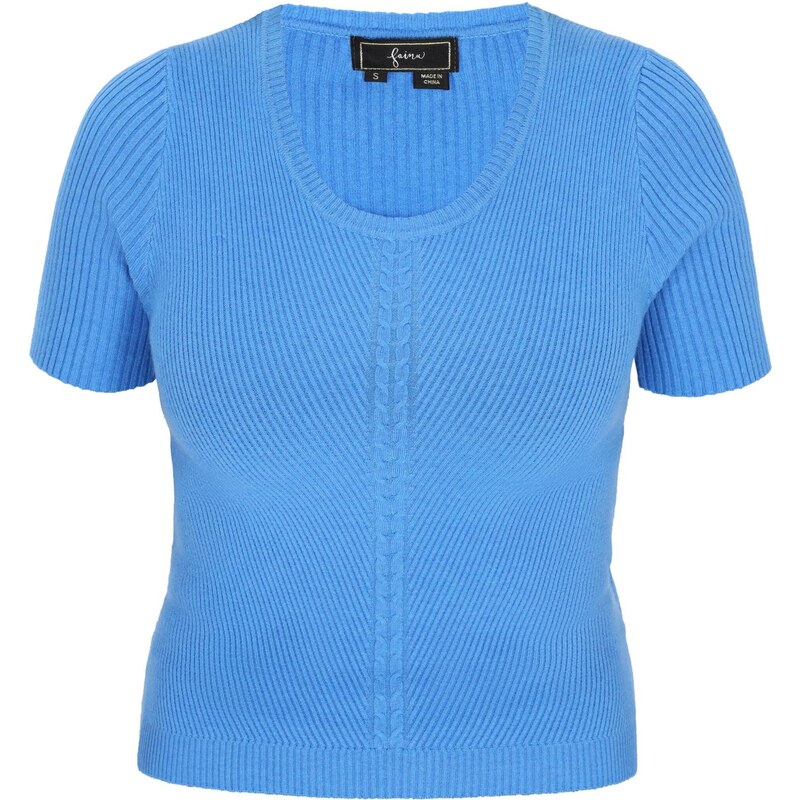 faina Sveter Fashion Look azúrová 65772590