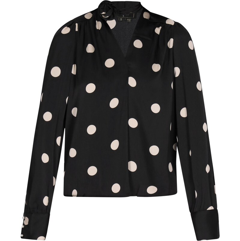 faina Blúzka krémová / čierna 65809649