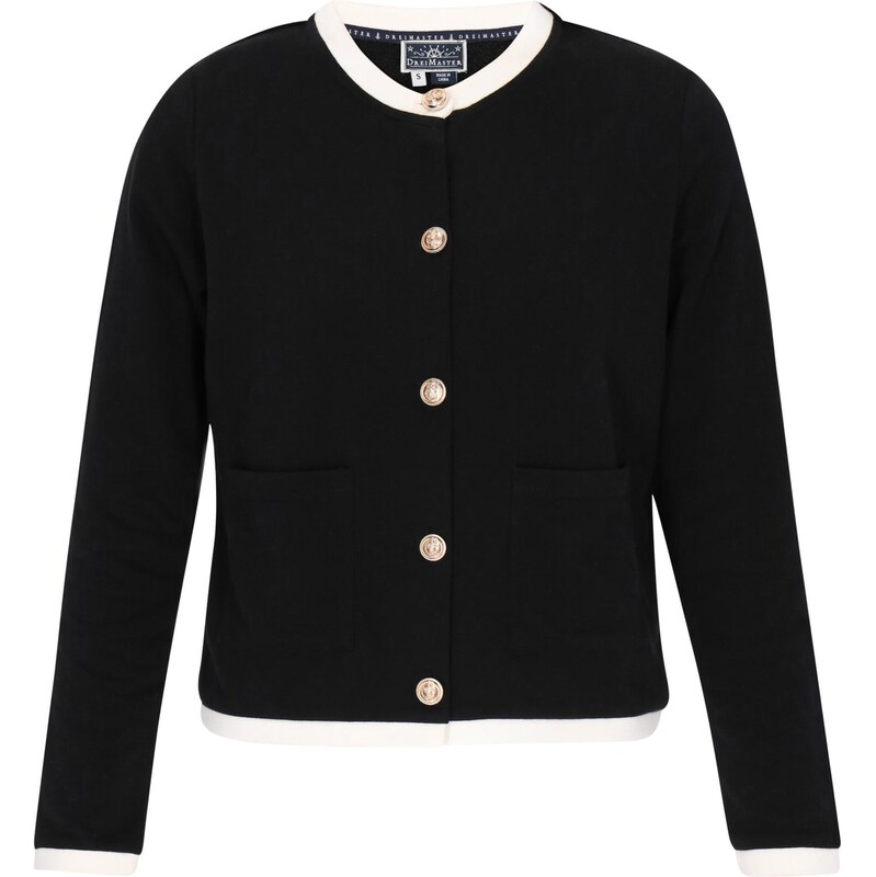 DreiMaster Maritim Kardigán čierna 64017903