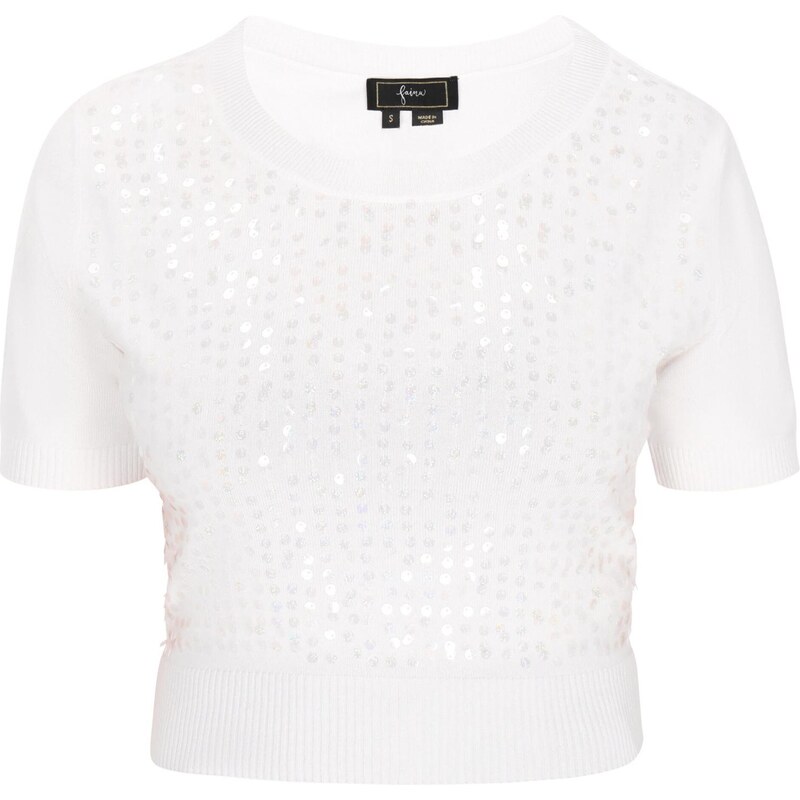 faina Sveter šedobiela 65875717