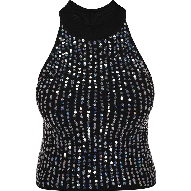 faina Vyšívaný top Comfortable Collection čierna 65875723