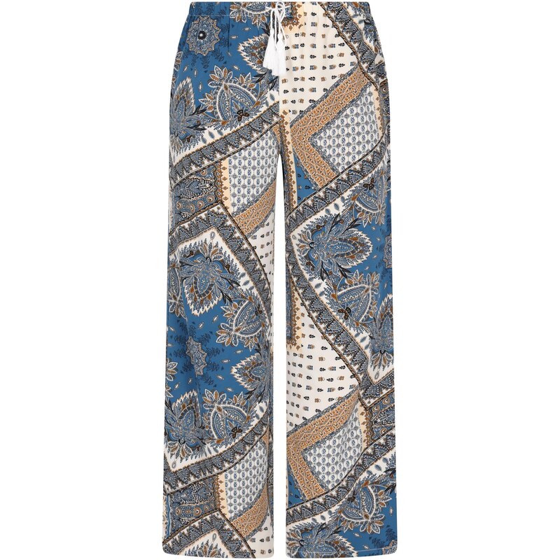 usha FESTIVAL Nohavice modrá / hnedá / biela 65175377