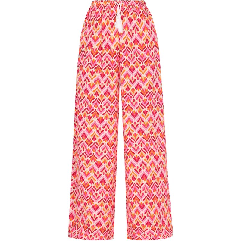 IZIA Nohavice Spring Summer žltá / oranžová / ružová / červená 64071846