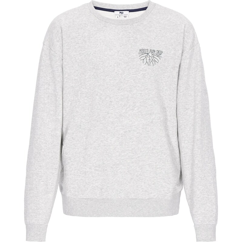 MO Mikina sivá melírovaná 65648775
