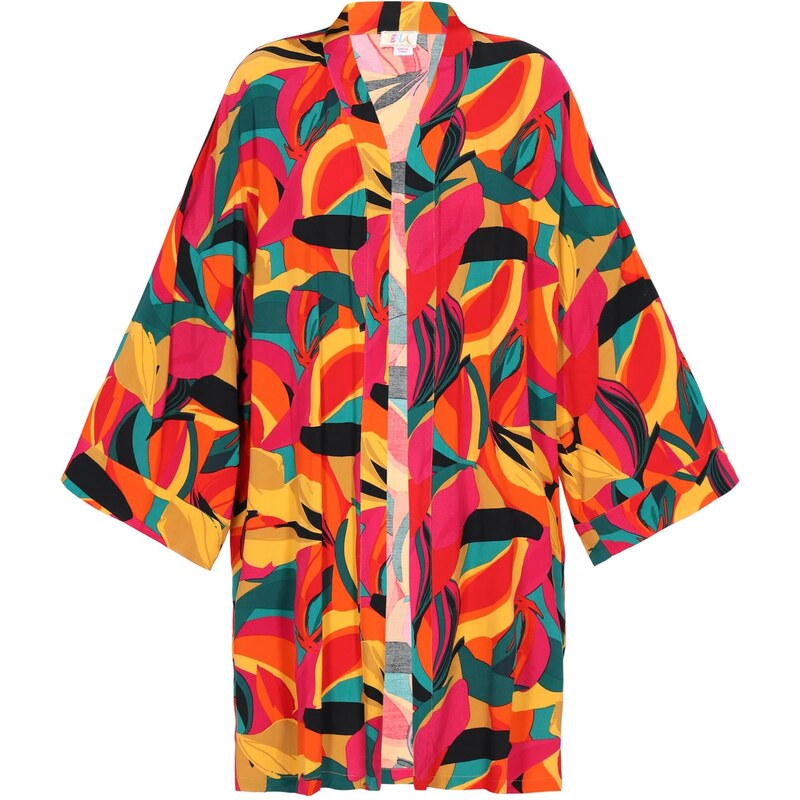 IZIA Kimono žltá / zelená / červená / čierna 64389991