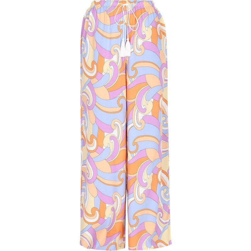 IZIA Nohavice béžová / svetlomodrá / fialová / oranžová / biela 64071850