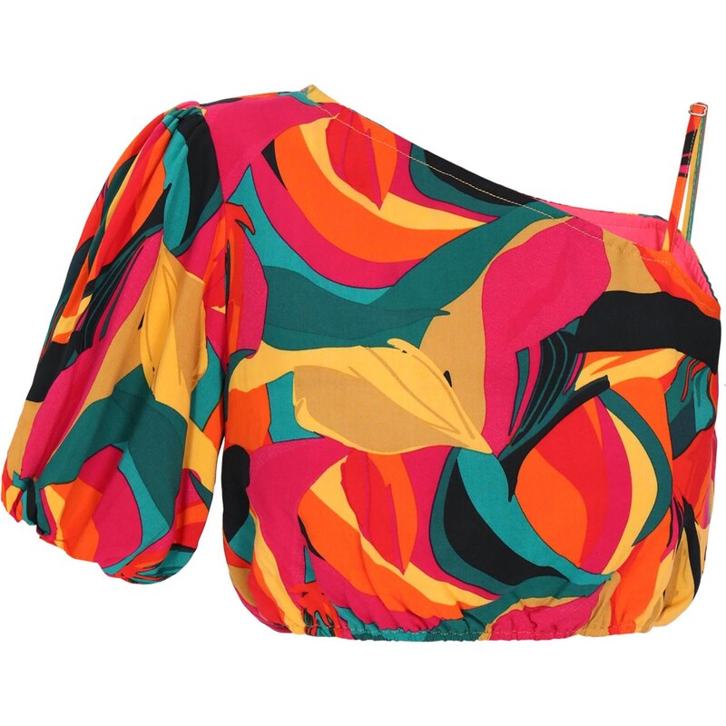 IZIA Blúzka žltá / petrolejová / oranžová / červená 65649088