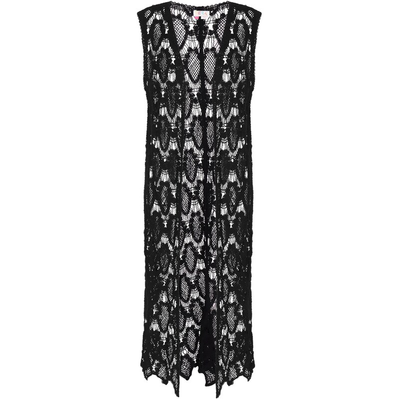 IZIA Pletená vesta Boho čierna 64333300