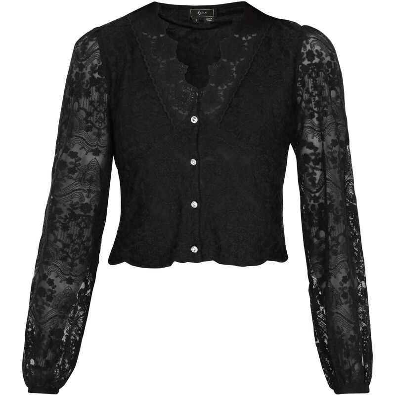 faina Blúzka Fashion Look čierna 65376769