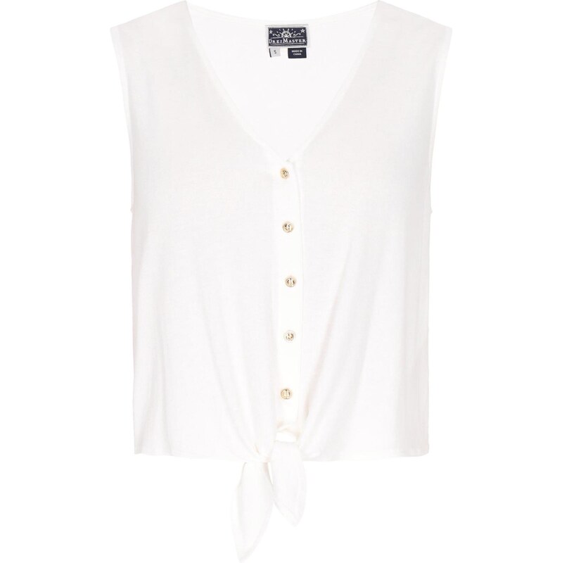 DreiMaster Maritim Top Maritim šedobiela 65876059