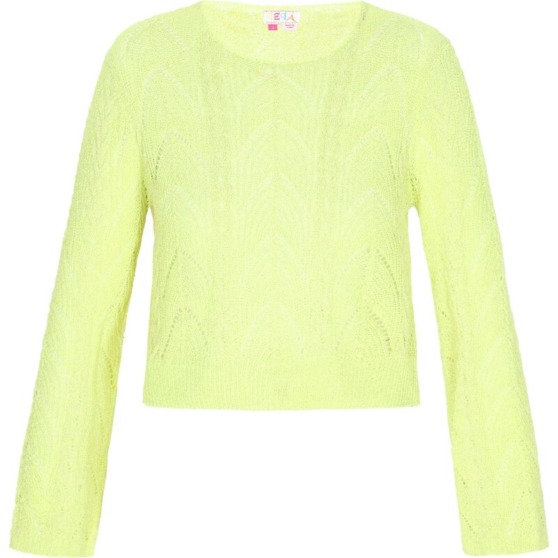 IZIA Sveter Fashion Look neónovo žltá 65876128