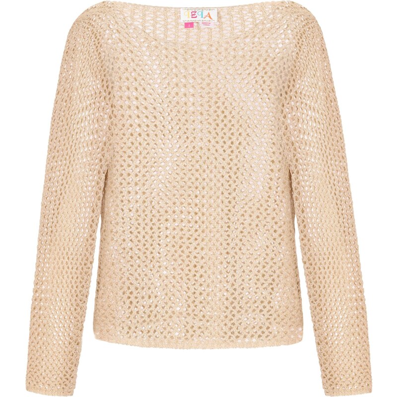 IZIA Sveter Fashion Look farba ťavej srsti 65876131