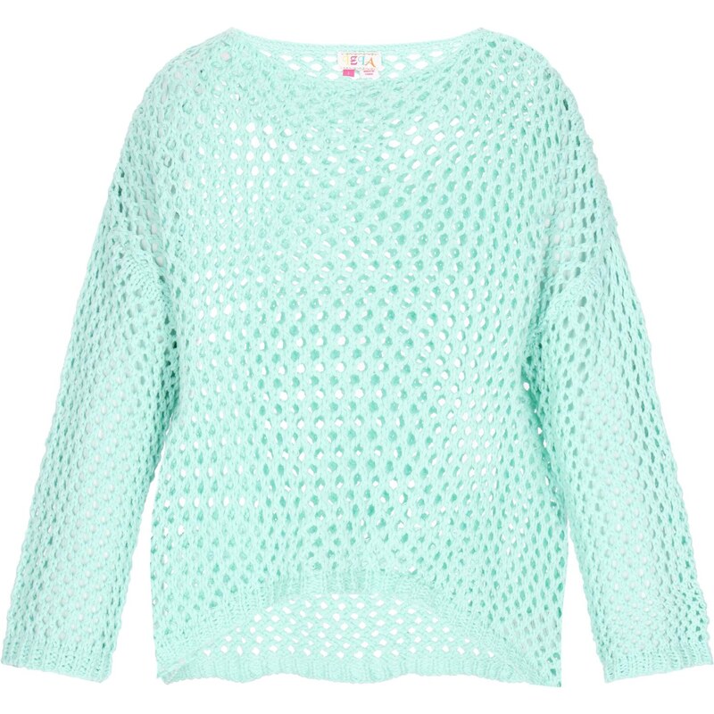 IZIA Sveter Fashion Look tyrkysová 65876132