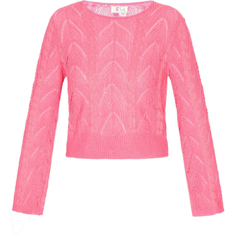 IZIA Sveter Fashion Look ružová / svetloružová 65876130