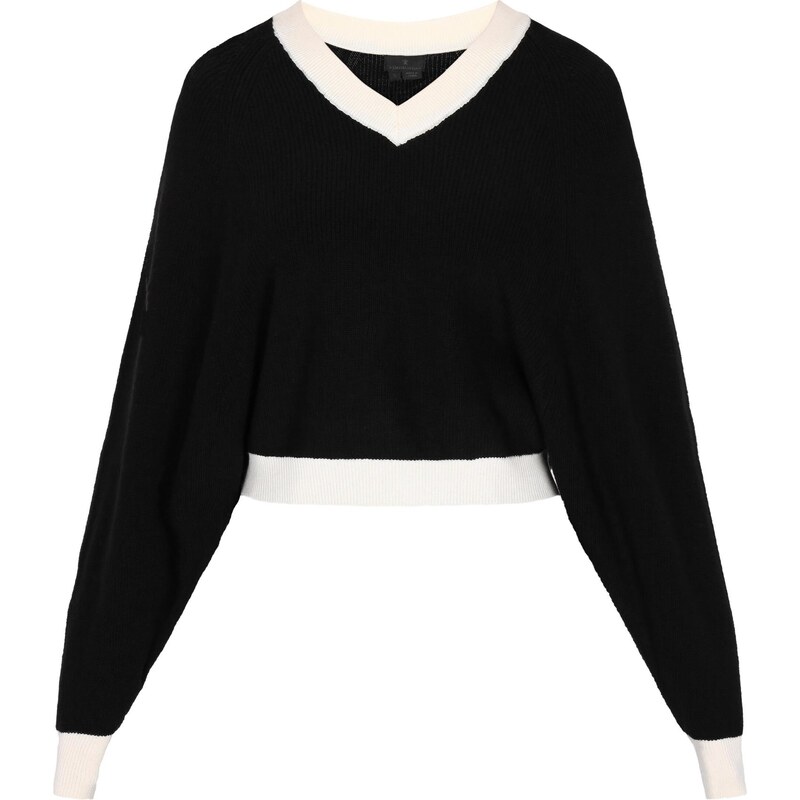 DreiMaster Klassik Sveter čierna / biela 66037188