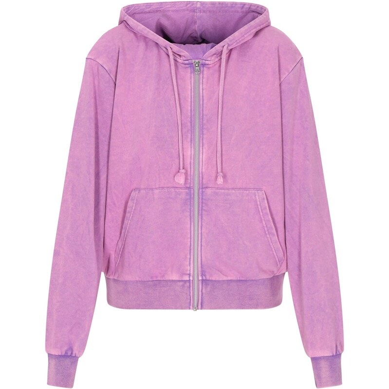 IZIA Tepláková bunda Fashion Look levanduľová 65876172