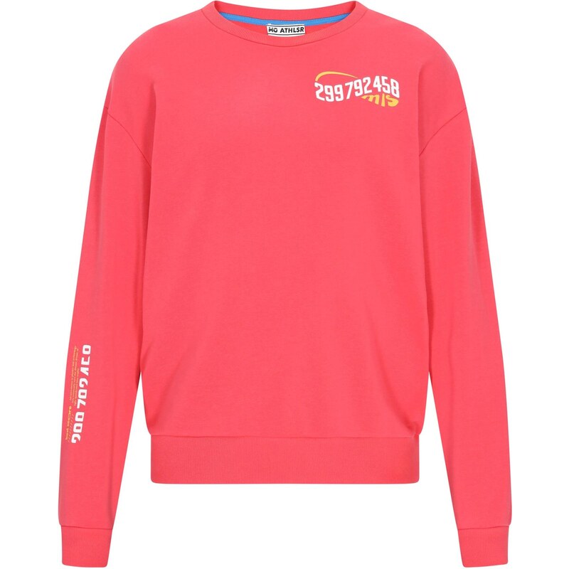 Mo ATHLSR Mikina Back To School karí / purpurová / biela 65649332