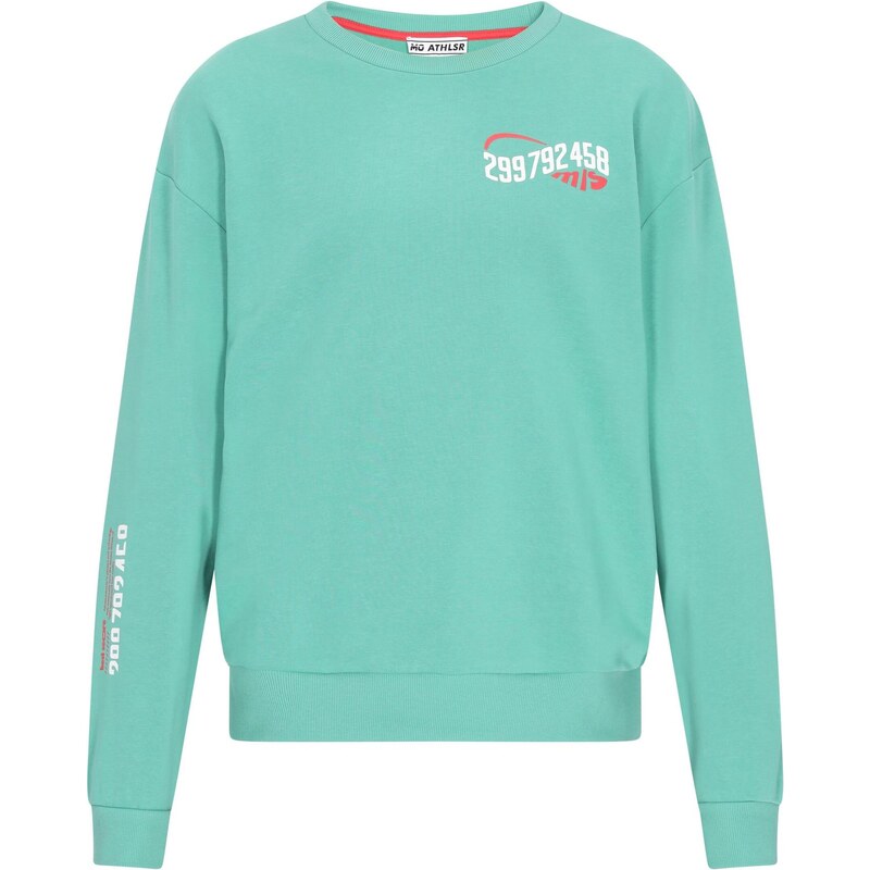 Mo ATHLSR Mikina Back To School tyrkysová / červená / biela 65649333