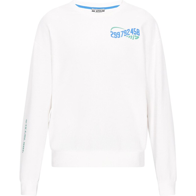 Mo ATHLSR Mikina Back To School svetlomodrá / biela 65649335