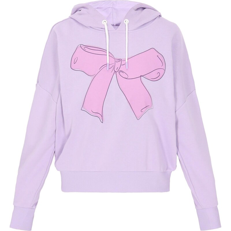 MYMO Mikina Back To School orgovánová / tmavofialová / ružová 65876186