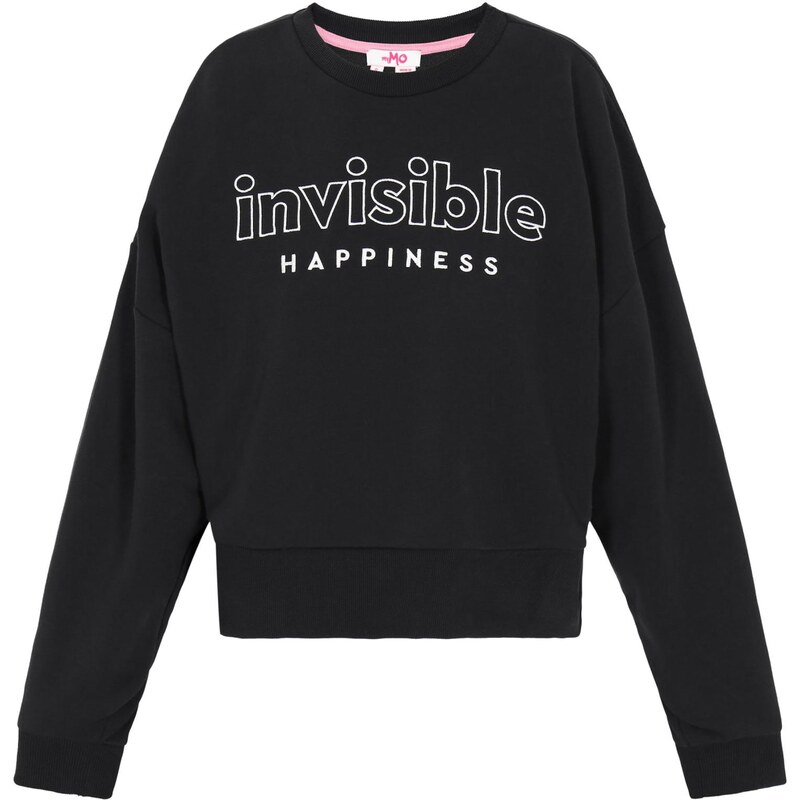 MYMO Mikina Back To School béžová / čierna 65215918