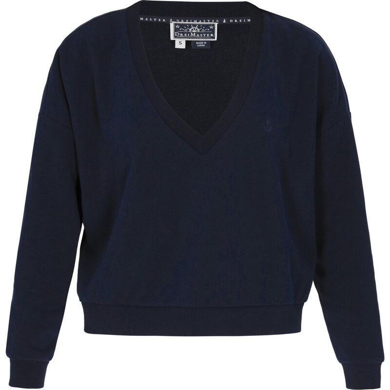 DreiMaster Maritim Mikina Maritim námornícka modrá 65876247