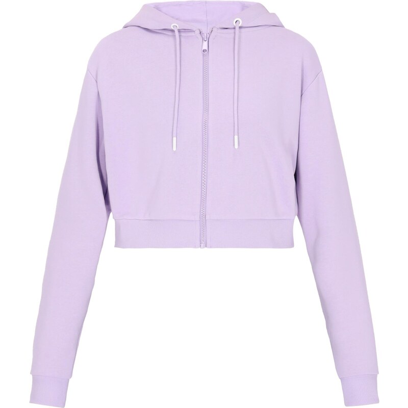 MYMO Tepláková bunda Back To School svetlofialová 65649354