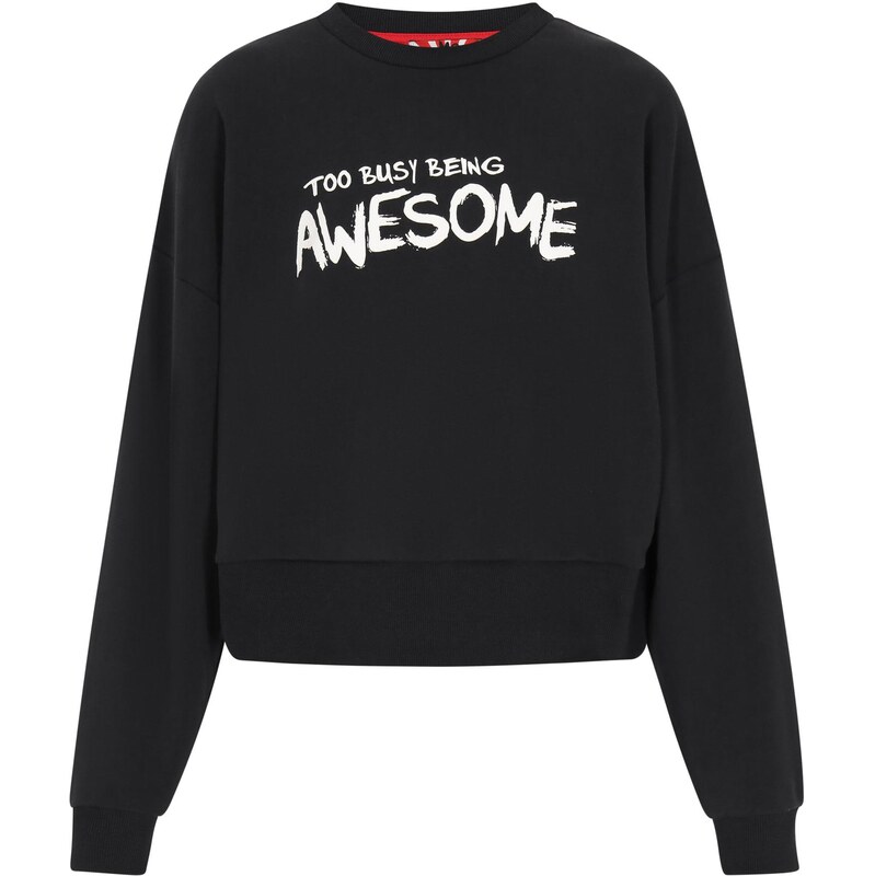 myMo ROCKS Mikina Comfy čierna / biela 65707074