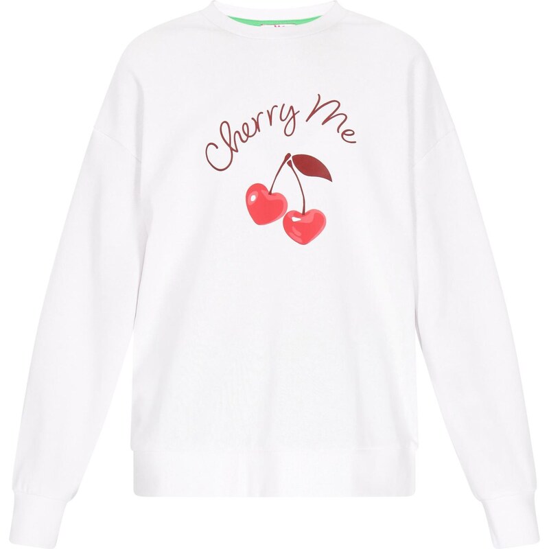 MYMO Mikina červená / burgundská / biela 65649405