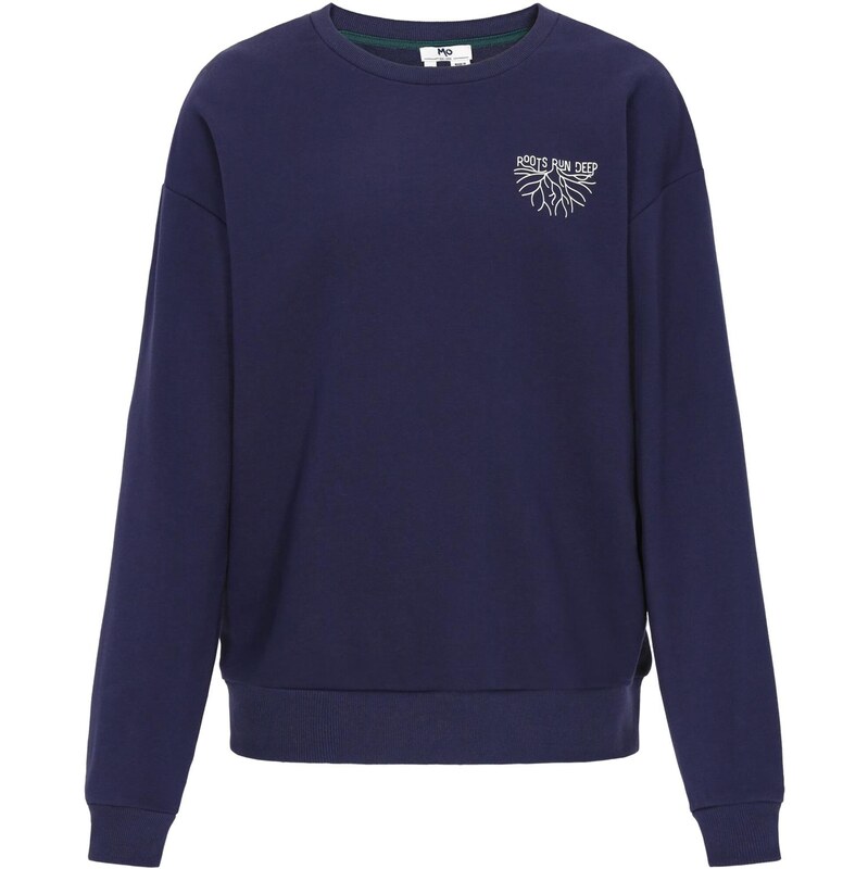 MO Mikina Back To School námornícka modrá / biela 65649428