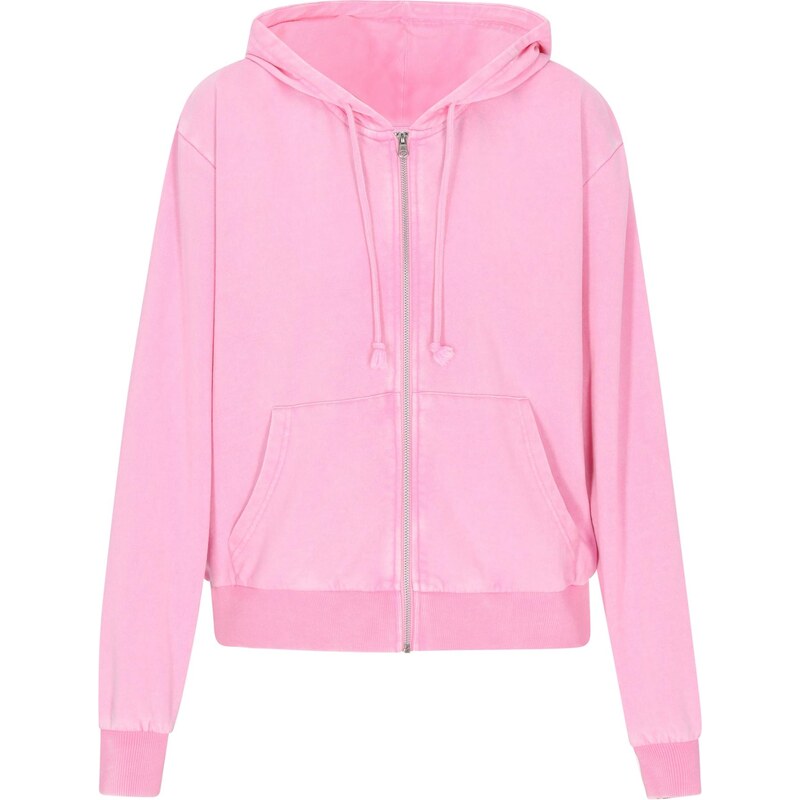 IZIA Tepláková bunda Fashion Look svetloružová 65876515