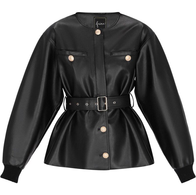 faina Prechodná bunda Fashion Look čierna 65966569